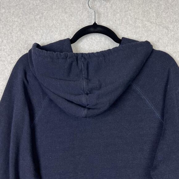 Sundry Midnight Cropped Stripes Hoodie Sweatshirt Size 4/XL - Picture 7 of 12